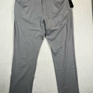 TravisMathew Men's Gray Dress Pants Size 42x30 Big & Tall Fit Enhanced Stretch